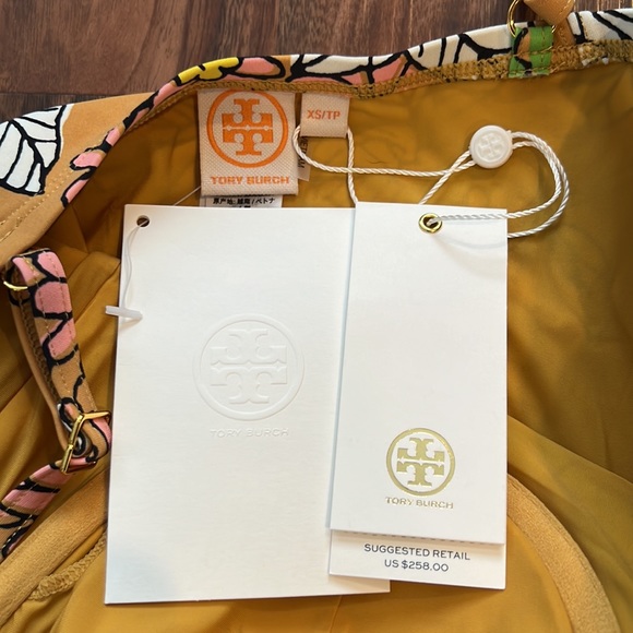 Tory Burch Printed Underwire Brown Wallpaper Floral - Picture 15 of 16